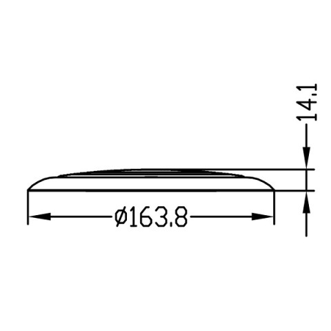 PLAFONIERA LED 12V INOX